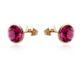 Brinco Cristal Roxo